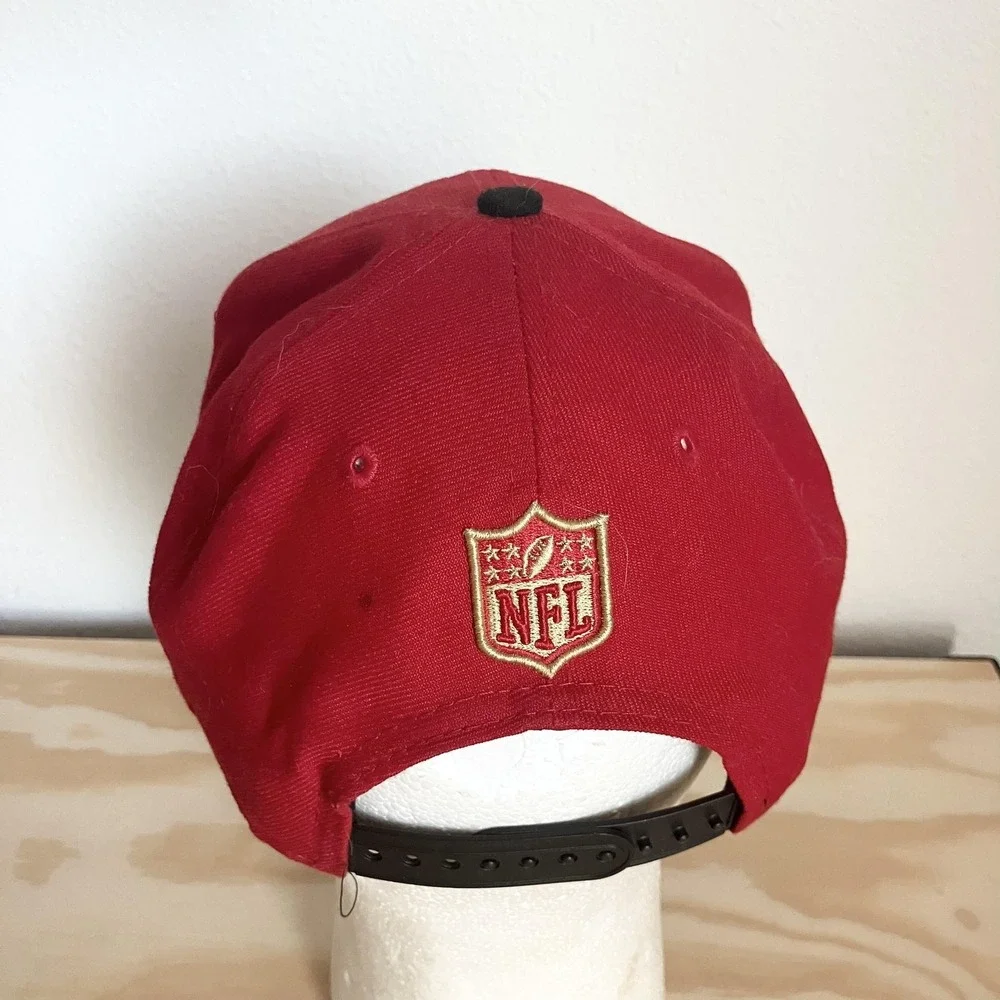 San Francisco 49ers Hat Cap Snap Back Mens One Size‎ Red NFL Football New Era